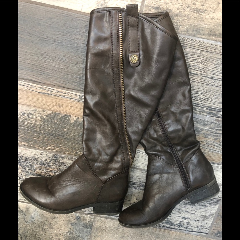 🍭3/$30🍭Nicole knee high brown riding boot twiggy